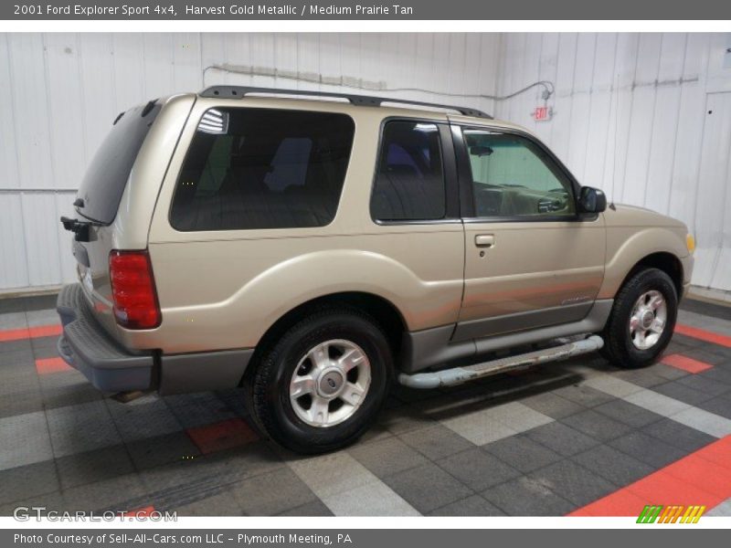 Harvest Gold Metallic / Medium Prairie Tan 2001 Ford Explorer Sport 4x4