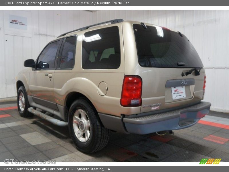 Harvest Gold Metallic / Medium Prairie Tan 2001 Ford Explorer Sport 4x4