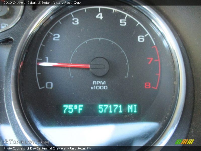 Victory Red / Gray 2010 Chevrolet Cobalt LS Sedan
