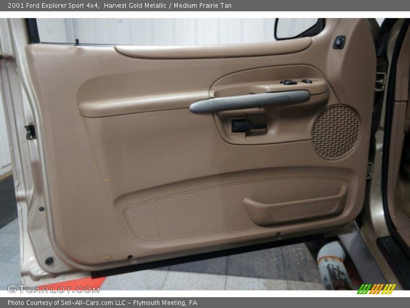 Harvest Gold Metallic / Medium Prairie Tan 2001 Ford Explorer Sport 4x4