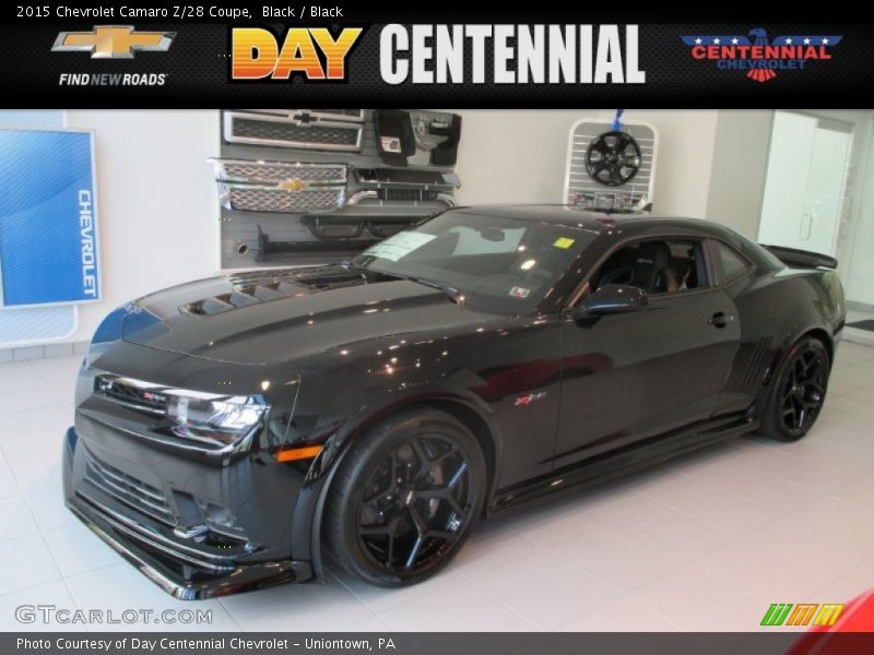 Black / Black 2015 Chevrolet Camaro Z/28 Coupe