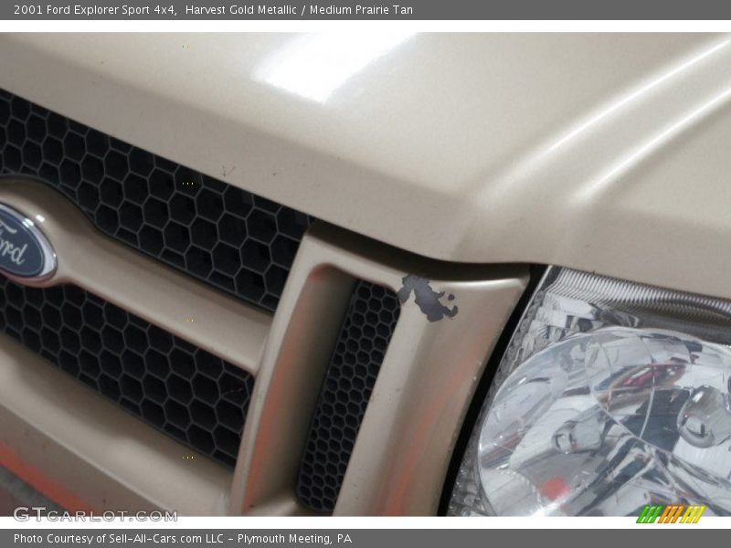 Harvest Gold Metallic / Medium Prairie Tan 2001 Ford Explorer Sport 4x4