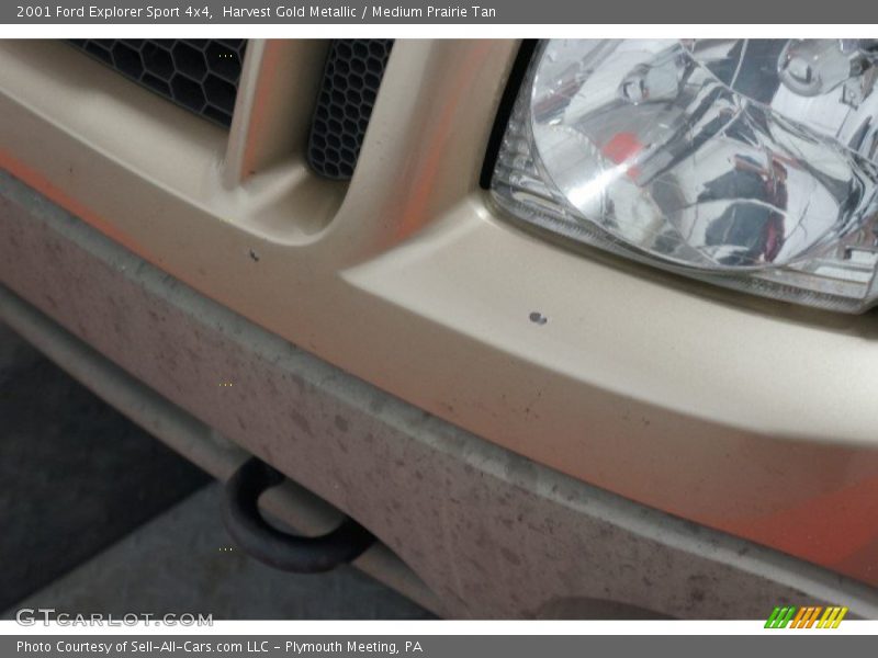 Harvest Gold Metallic / Medium Prairie Tan 2001 Ford Explorer Sport 4x4