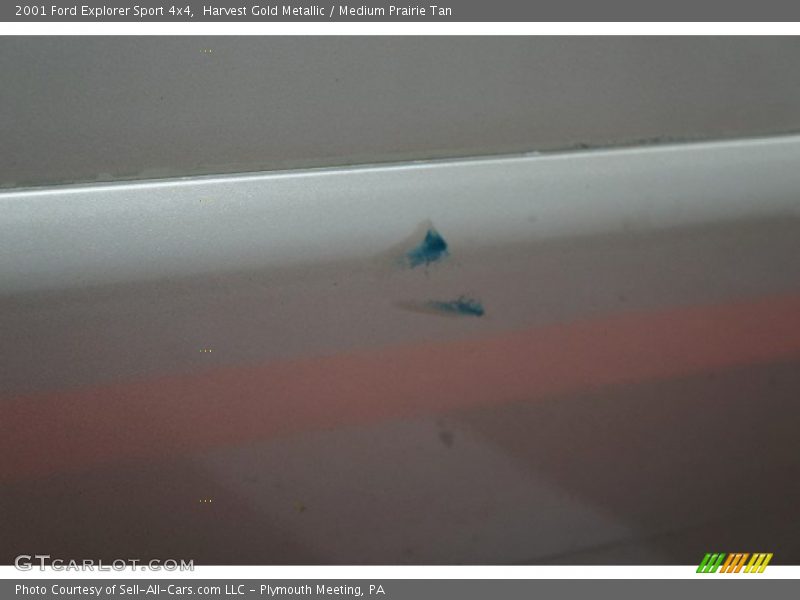 Harvest Gold Metallic / Medium Prairie Tan 2001 Ford Explorer Sport 4x4
