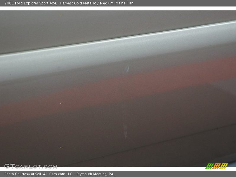 Harvest Gold Metallic / Medium Prairie Tan 2001 Ford Explorer Sport 4x4