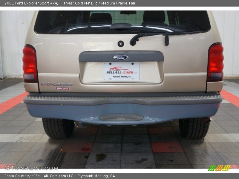 Harvest Gold Metallic / Medium Prairie Tan 2001 Ford Explorer Sport 4x4