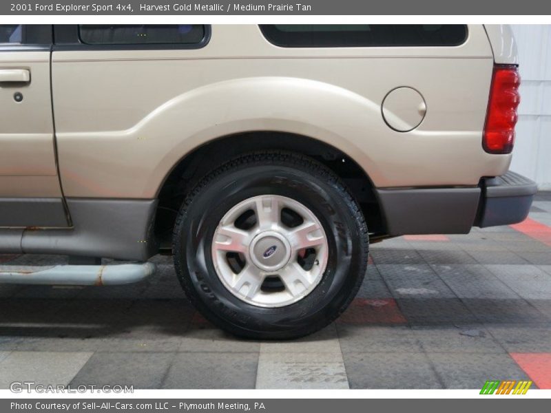 Harvest Gold Metallic / Medium Prairie Tan 2001 Ford Explorer Sport 4x4