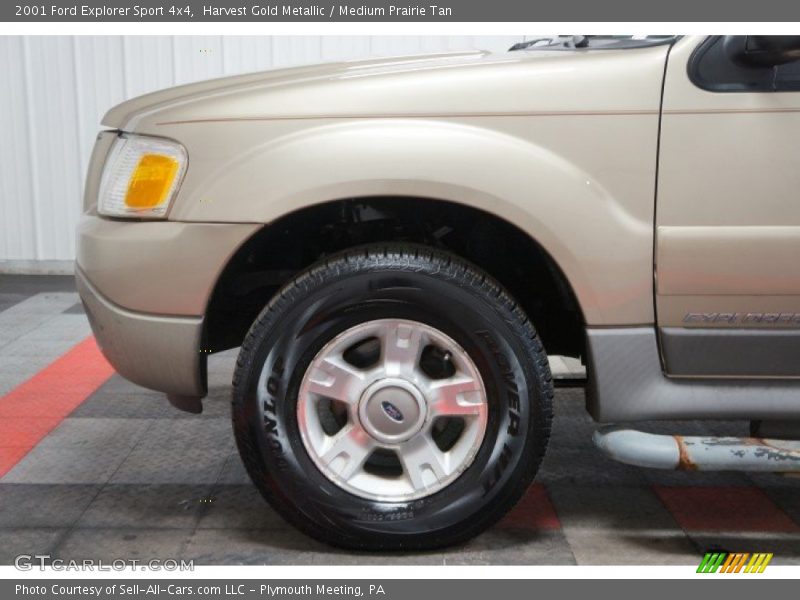 Harvest Gold Metallic / Medium Prairie Tan 2001 Ford Explorer Sport 4x4