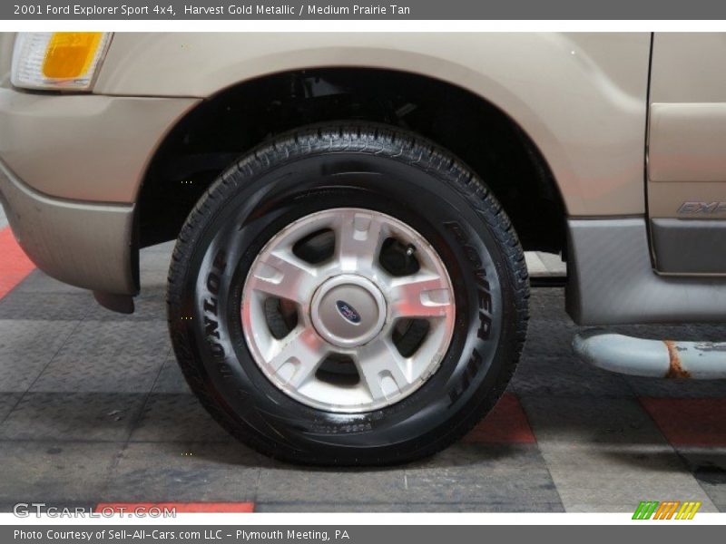 Harvest Gold Metallic / Medium Prairie Tan 2001 Ford Explorer Sport 4x4