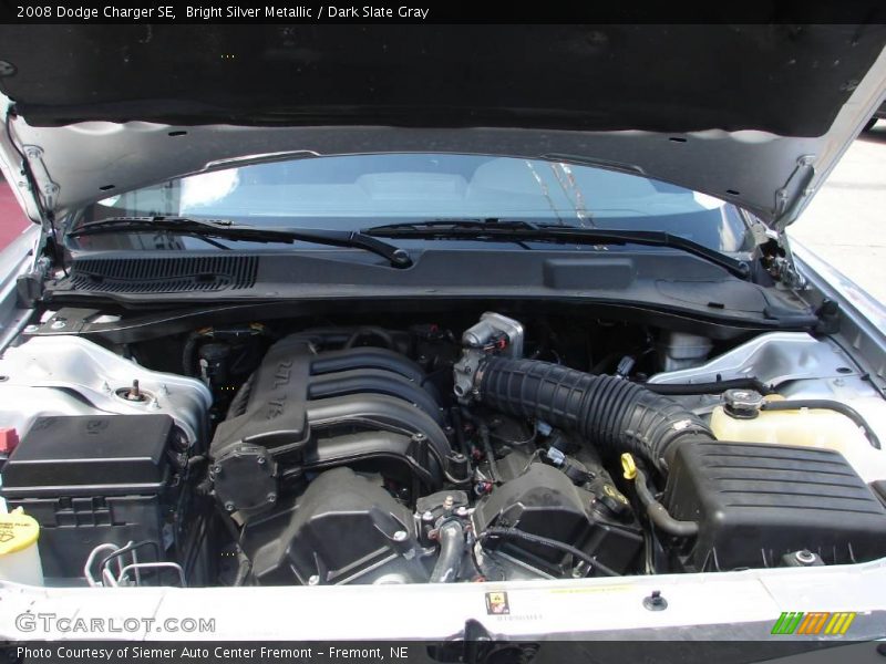 Bright Silver Metallic / Dark Slate Gray 2008 Dodge Charger SE