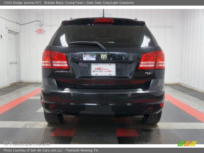 Brilliant Black Crystal Pearl / Dark Slate Gray/Light Graystone 2009 Dodge Journey R/T