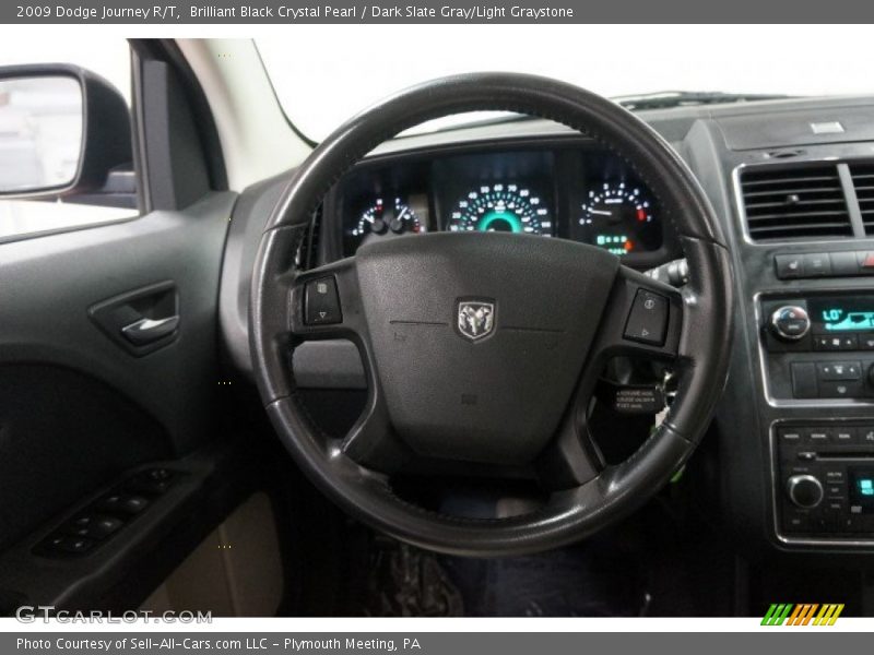 Brilliant Black Crystal Pearl / Dark Slate Gray/Light Graystone 2009 Dodge Journey R/T