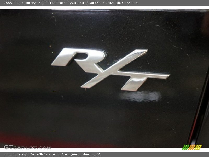 Brilliant Black Crystal Pearl / Dark Slate Gray/Light Graystone 2009 Dodge Journey R/T