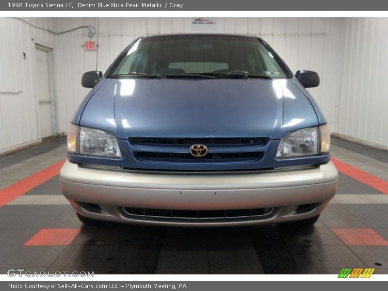 Denim Blue Mica Pearl Metallic / Gray 1998 Toyota Sienna LE