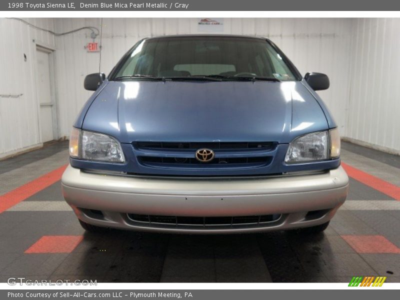 Denim Blue Mica Pearl Metallic / Gray 1998 Toyota Sienna LE