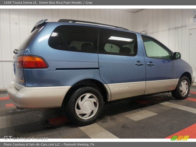 Denim Blue Mica Pearl Metallic / Gray 1998 Toyota Sienna LE