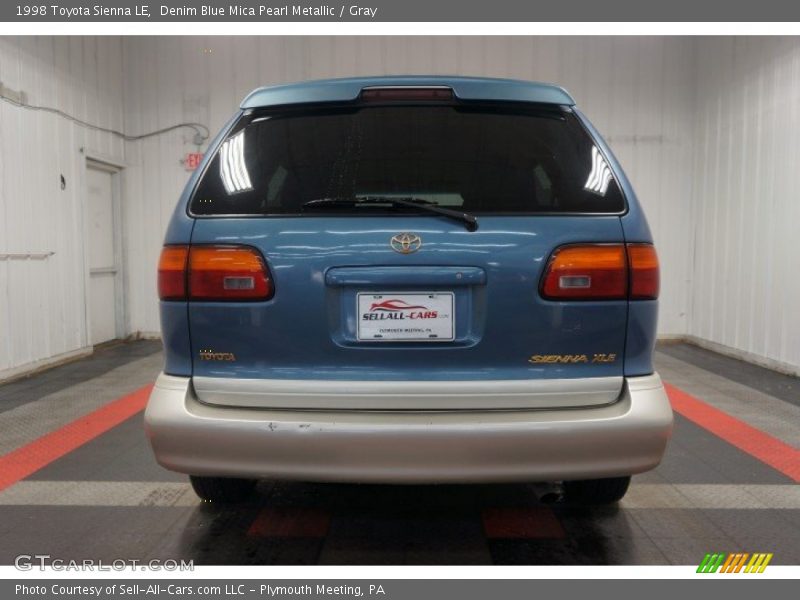 Denim Blue Mica Pearl Metallic / Gray 1998 Toyota Sienna LE