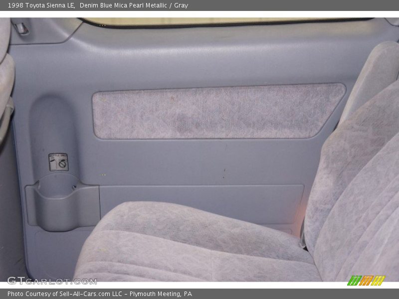 Denim Blue Mica Pearl Metallic / Gray 1998 Toyota Sienna LE