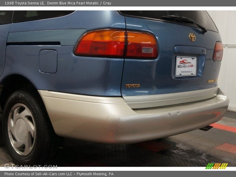 Denim Blue Mica Pearl Metallic / Gray 1998 Toyota Sienna LE