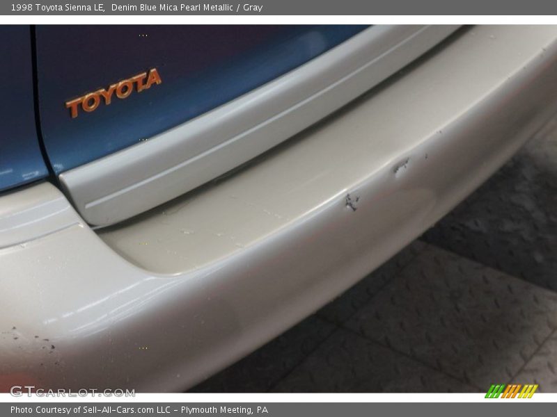 Denim Blue Mica Pearl Metallic / Gray 1998 Toyota Sienna LE