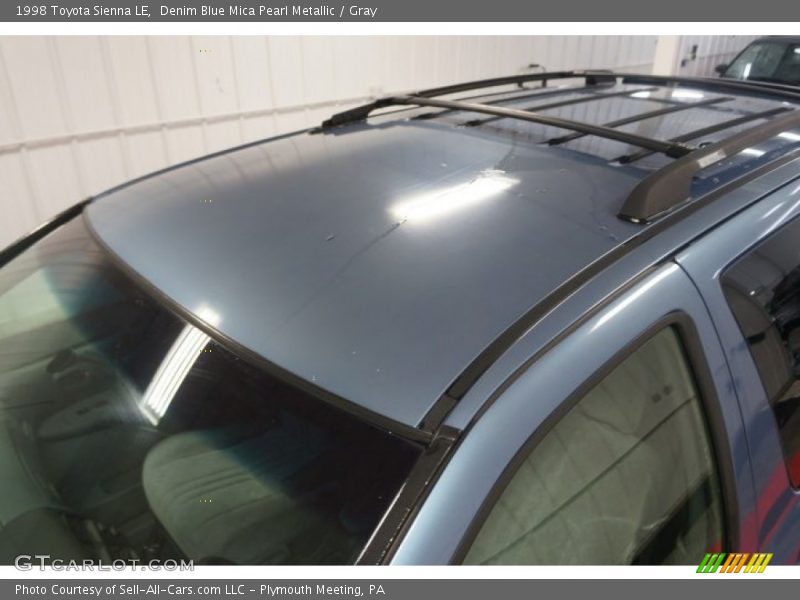 Denim Blue Mica Pearl Metallic / Gray 1998 Toyota Sienna LE