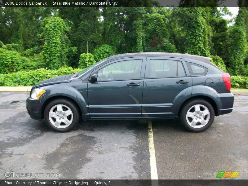 Steel Blue Metallic / Dark Slate Gray 2008 Dodge Caliber SXT