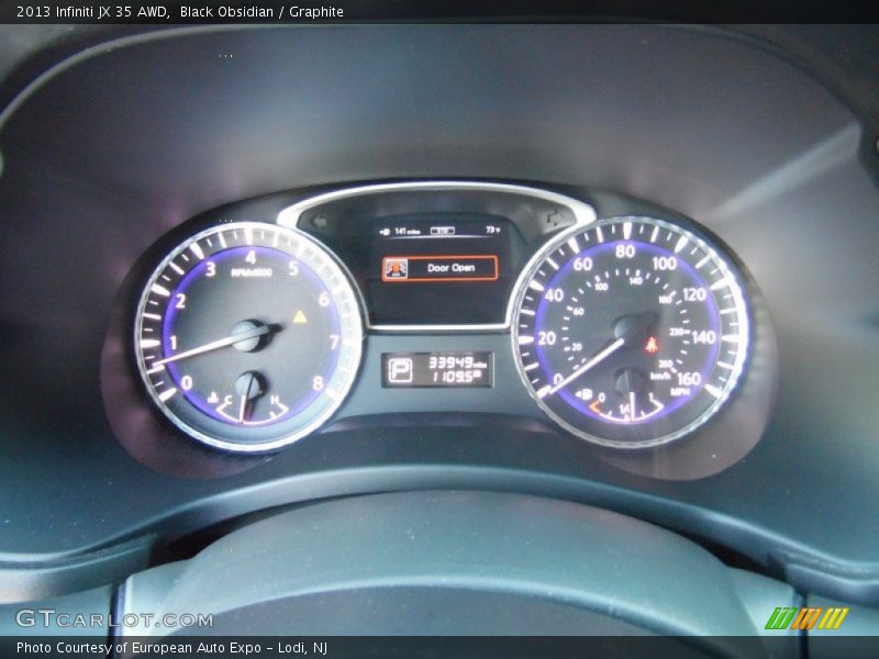 Black Obsidian / Graphite 2013 Infiniti JX 35 AWD