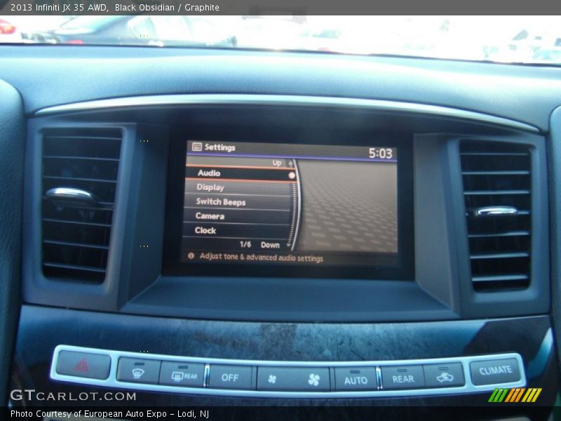 Black Obsidian / Graphite 2013 Infiniti JX 35 AWD