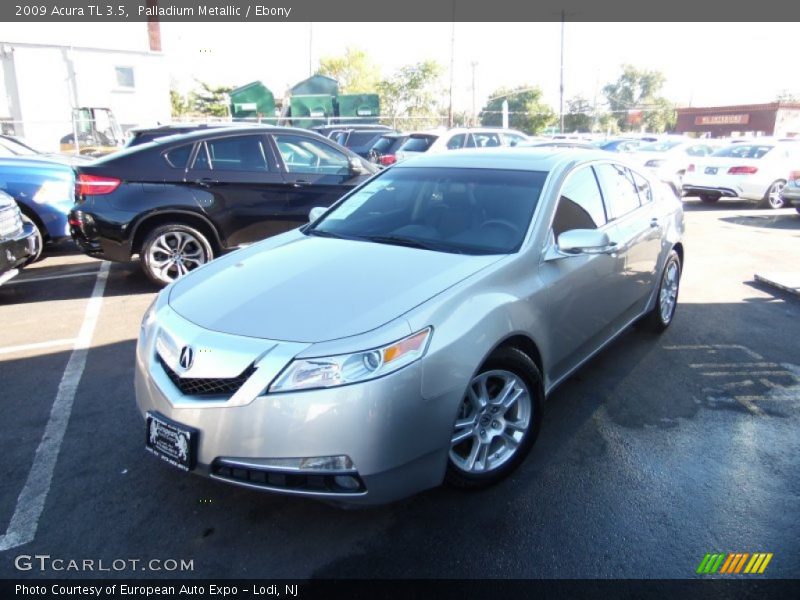 Palladium Metallic / Ebony 2009 Acura TL 3.5