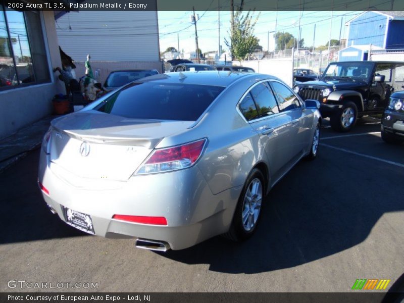 Palladium Metallic / Ebony 2009 Acura TL 3.5
