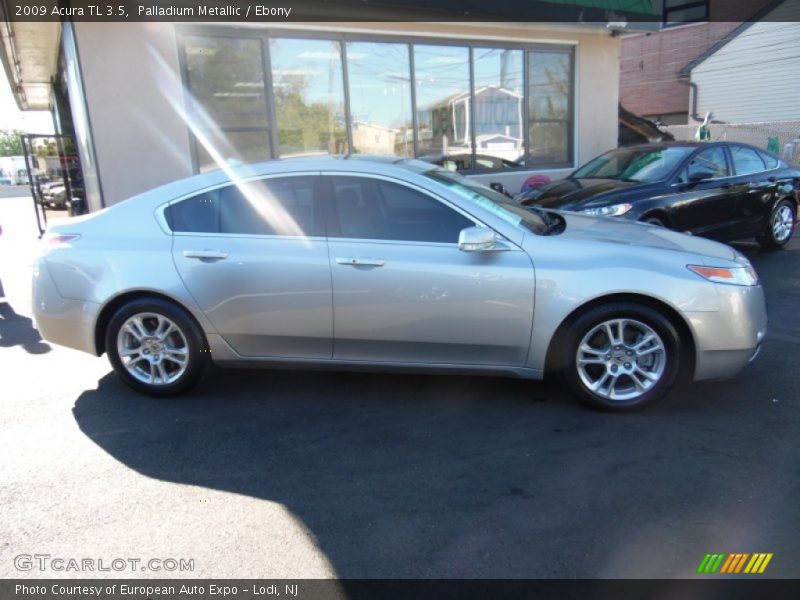 Palladium Metallic / Ebony 2009 Acura TL 3.5