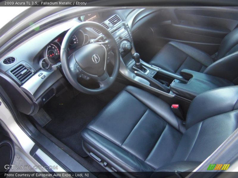 Palladium Metallic / Ebony 2009 Acura TL 3.5