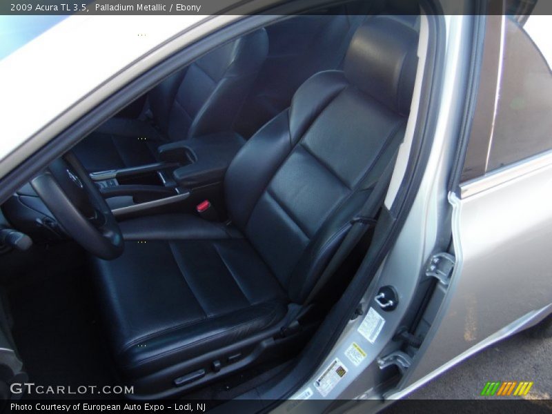 Palladium Metallic / Ebony 2009 Acura TL 3.5