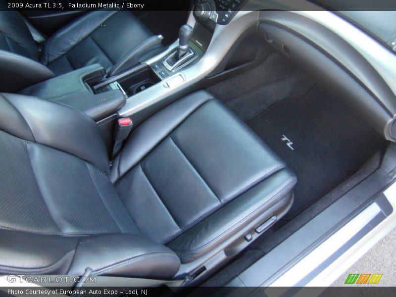 Palladium Metallic / Ebony 2009 Acura TL 3.5