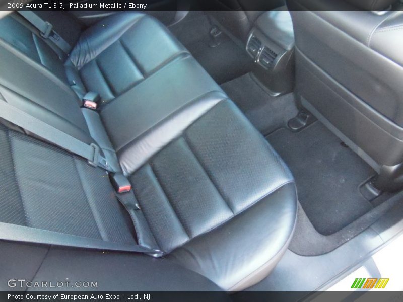 Palladium Metallic / Ebony 2009 Acura TL 3.5