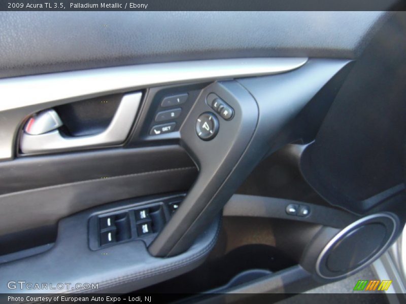 Palladium Metallic / Ebony 2009 Acura TL 3.5