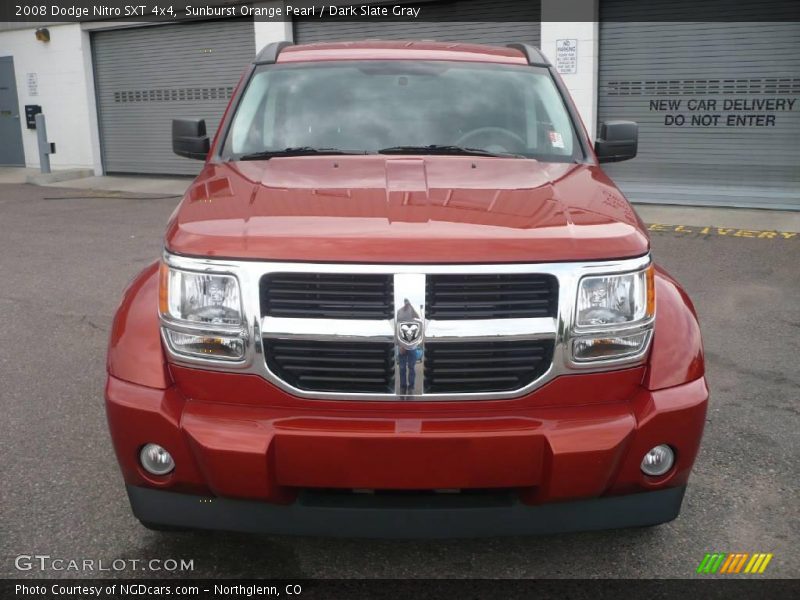 Sunburst Orange Pearl / Dark Slate Gray 2008 Dodge Nitro SXT 4x4