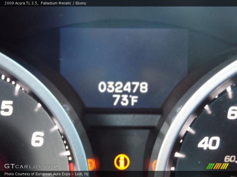 Palladium Metallic / Ebony 2009 Acura TL 3.5