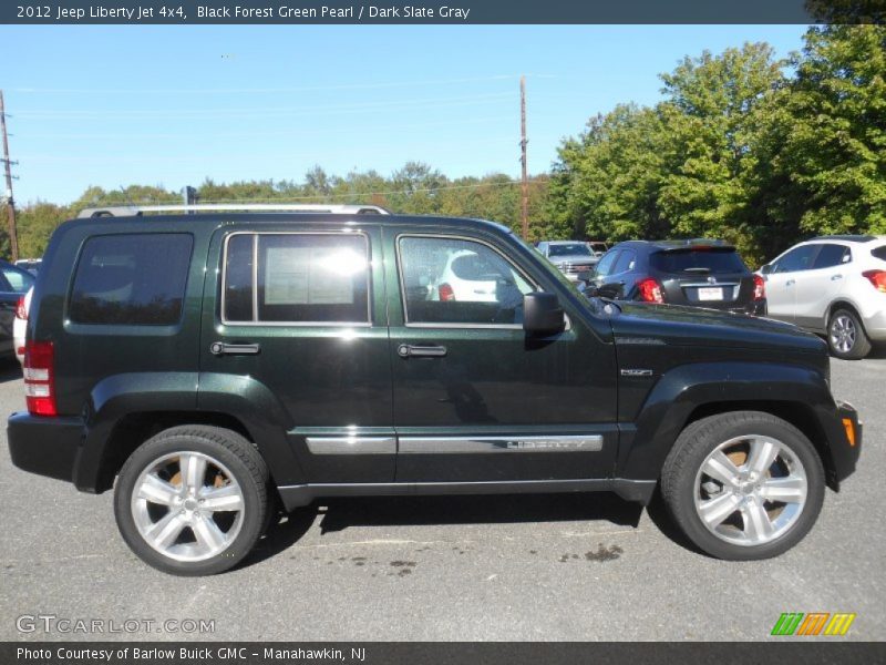 Black Forest Green Pearl / Dark Slate Gray 2012 Jeep Liberty Jet 4x4