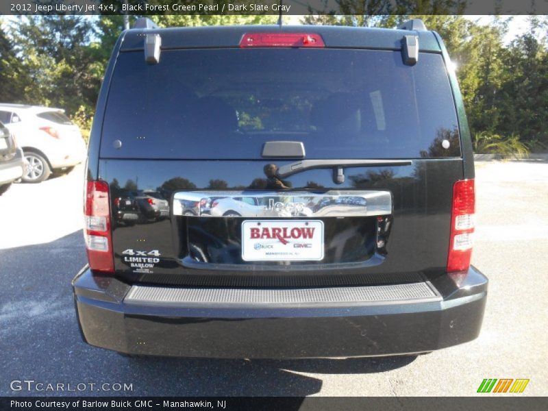 Black Forest Green Pearl / Dark Slate Gray 2012 Jeep Liberty Jet 4x4