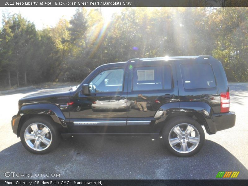 Black Forest Green Pearl / Dark Slate Gray 2012 Jeep Liberty Jet 4x4