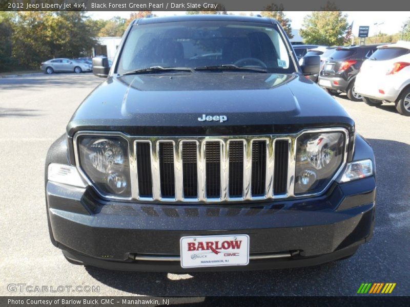 Black Forest Green Pearl / Dark Slate Gray 2012 Jeep Liberty Jet 4x4