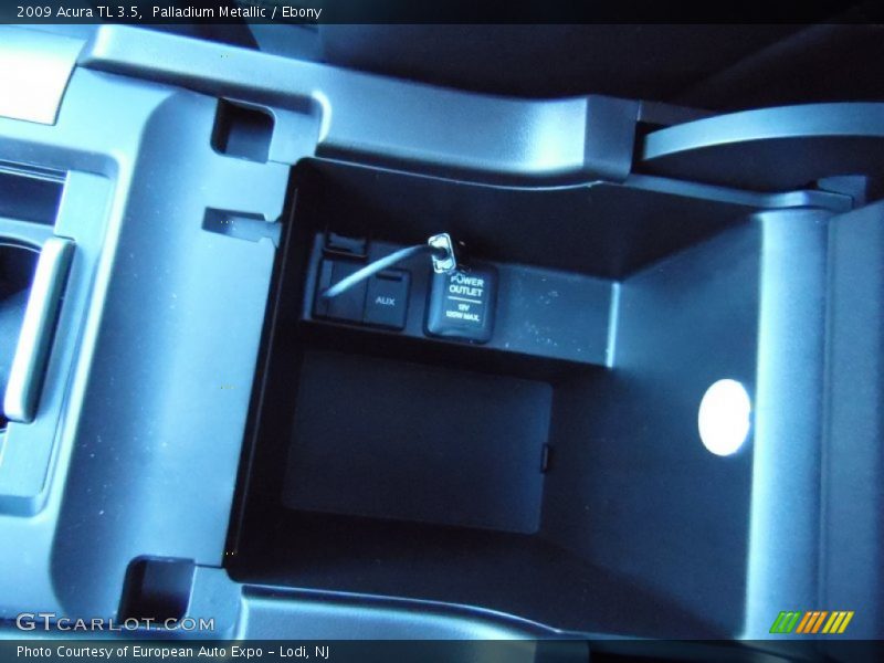 Palladium Metallic / Ebony 2009 Acura TL 3.5
