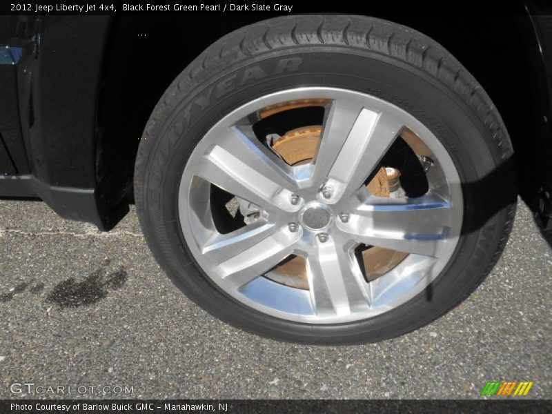 Black Forest Green Pearl / Dark Slate Gray 2012 Jeep Liberty Jet 4x4