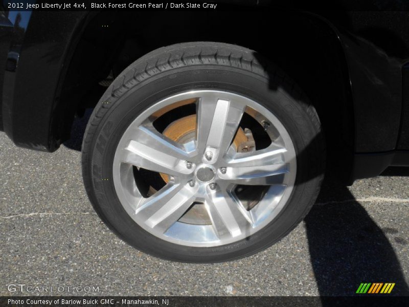 Black Forest Green Pearl / Dark Slate Gray 2012 Jeep Liberty Jet 4x4