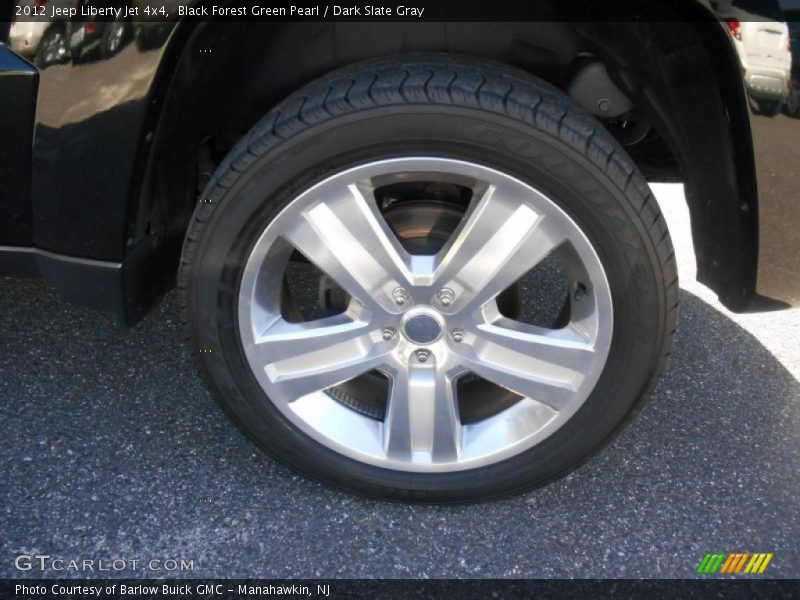 Black Forest Green Pearl / Dark Slate Gray 2012 Jeep Liberty Jet 4x4