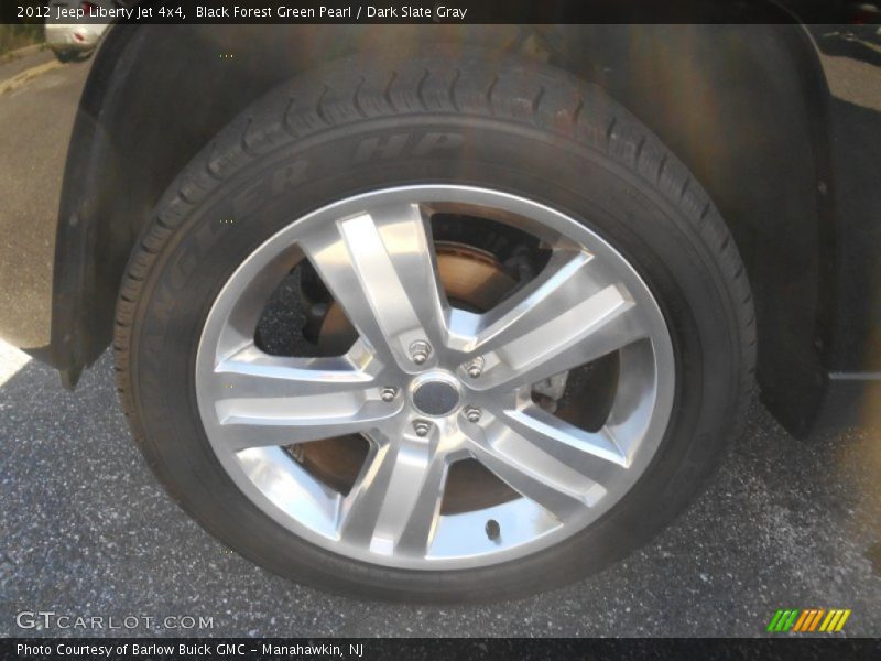 Black Forest Green Pearl / Dark Slate Gray 2012 Jeep Liberty Jet 4x4
