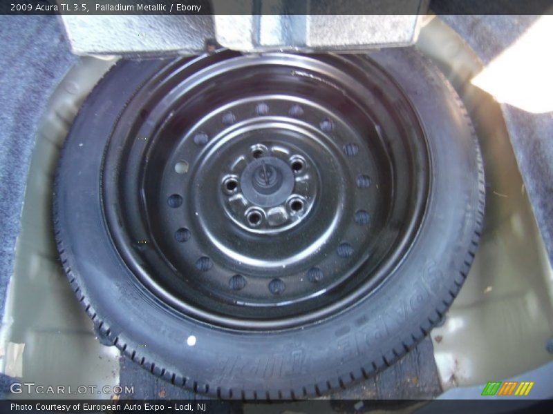 Palladium Metallic / Ebony 2009 Acura TL 3.5