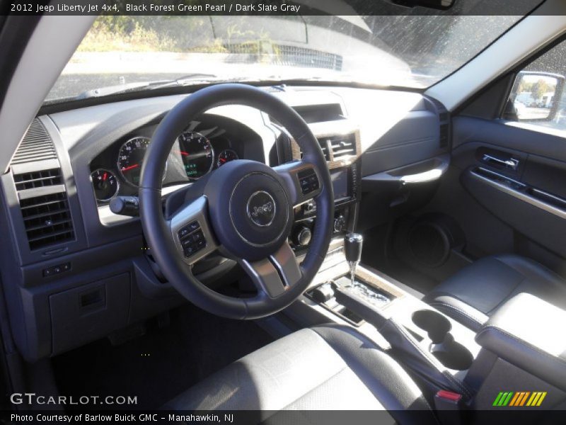 Black Forest Green Pearl / Dark Slate Gray 2012 Jeep Liberty Jet 4x4