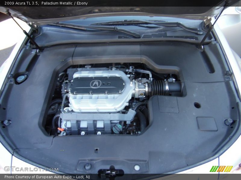 Palladium Metallic / Ebony 2009 Acura TL 3.5
